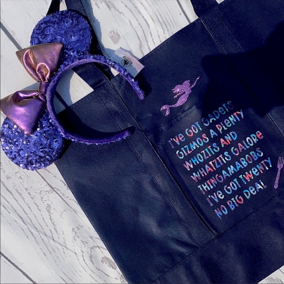 Disneys little mermaid inspired tote bag - Picture 3 of 3